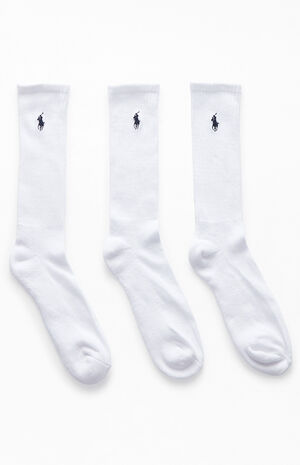 Polo Ralph Lauren White 6 Pack Cotton Crew Socks | PacSun | PacSun