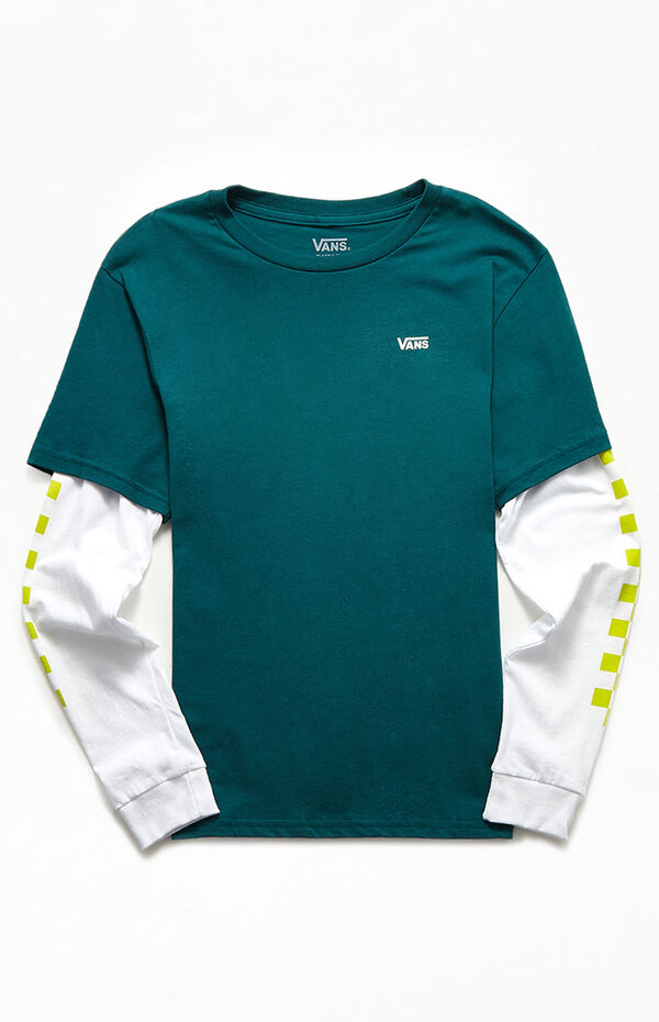 Vans Kids Checker Twofer Long Sleeve T-Shirt | PacSun