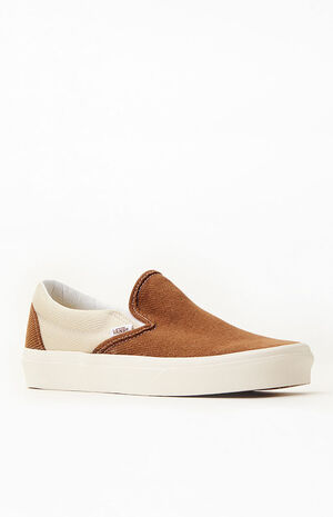 Vans Classic Slip-On Brown & Tan Shoes | PacSun