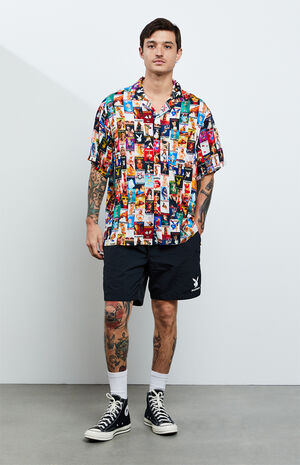Playboy By PacSun Cover Collage Camp Shirt | PacSun