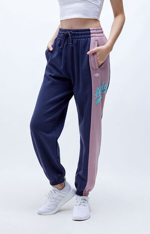 adidas Navy & Purple Modern B-Ball Sweatpants | PacSun
