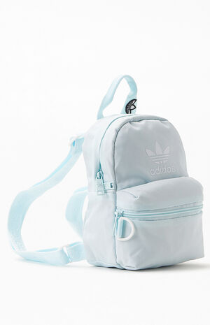 adidas Recycled Blue & White Trefoil 2.0 Mini Backpack | PacSun