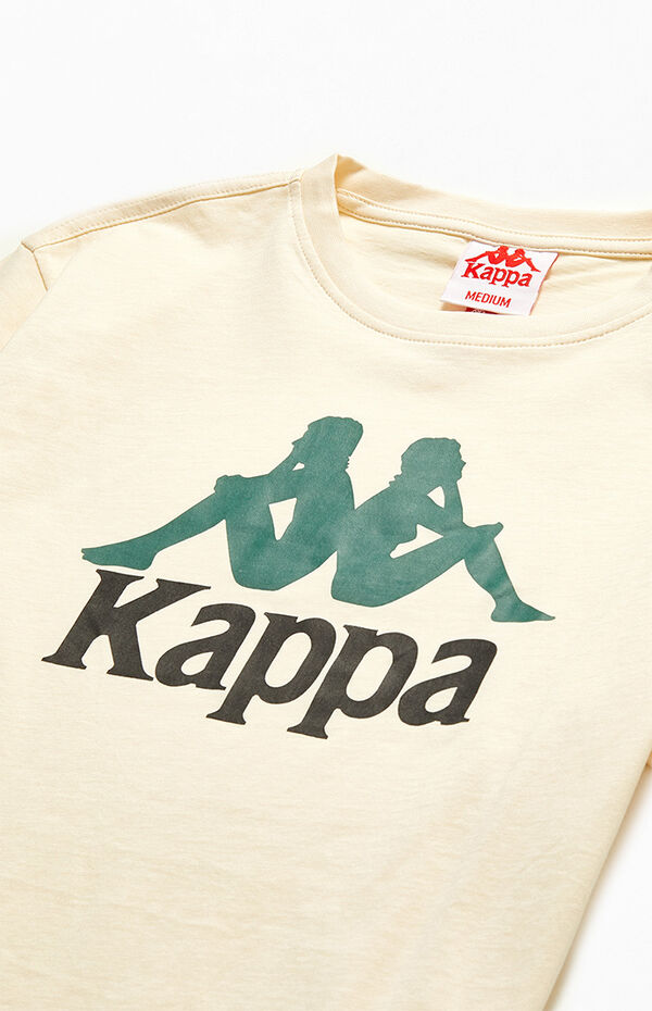 | Green & Kappa T-Shirt Authentic Estessi PacSun White