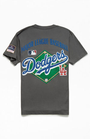 Mitchell & Ness Men's Los Angeles Dodgers Big Time T-Shirt in Gray - Size XL