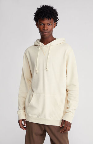 PacSun Cream Vintage Washed Hoodie | PacSun