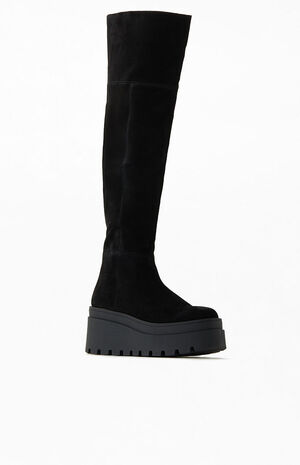 Free People Women's London Calling Wedge Over-The-Knee Boots | PacSun