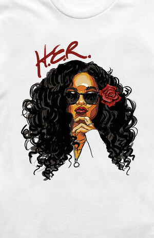 H.E.R Artwork Portrait T-Shirt | PacSun