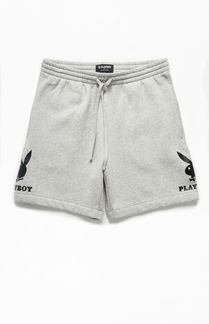 Playboy By PacSun Gray Double Sweat Shorts | PacSun