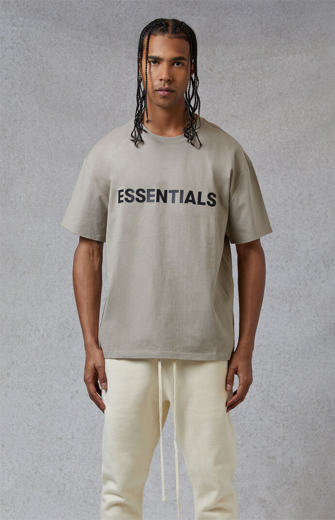 Fear of God Essentials Essentials Olive T-Shirt | PacSun