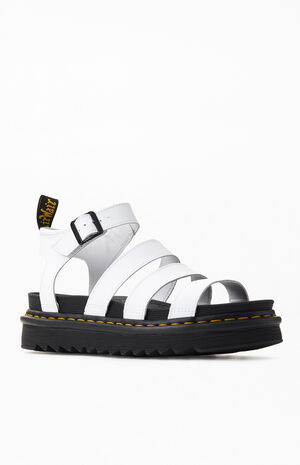 Dr Martens Women's Blaire Hydro Leather Gladiator Sandals | PacSun