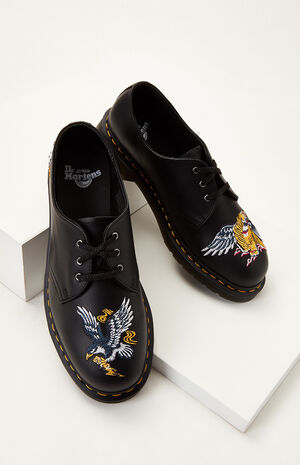 Dr Martens 1461 Souvenir Embroidered Leather Shoes | PacSun