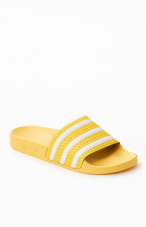 adidas Yellow Adilette Slide Sandals | PacSun