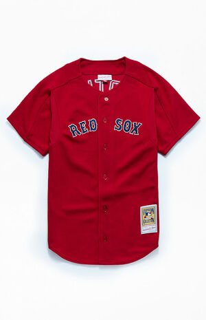 MLB Boston Red Sox Custom Name Number White Red Baseball Jersey
