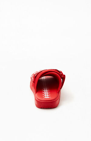 Kappa Red 222 Banda Mitel Slide Sandals | PacSun