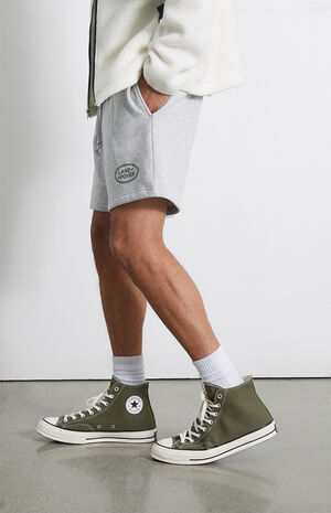 Land Rover Gray Core Fleece Sweat Shorts | PacSun