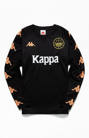 Kappa Black Authentic Frederick Long Sleeve T-Shirt | PacSun