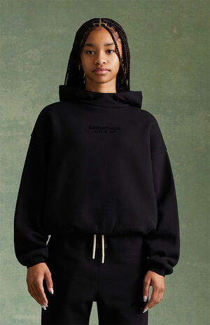 Fear of God Essentials Hoodie Jet Black