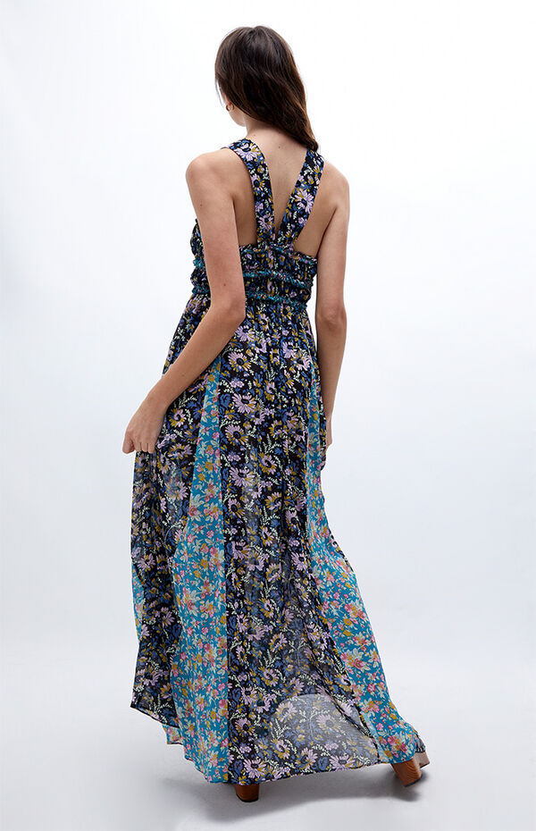 Free People Dance With Me Printed Maxi Dress | PacSun