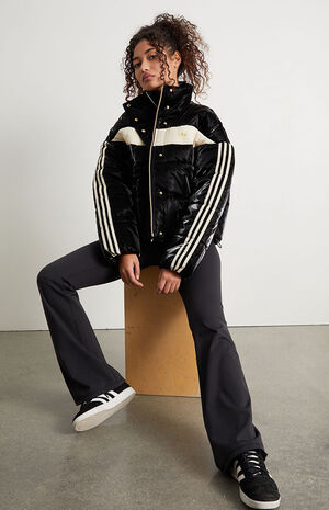 adidas Eco Black Ski Chic Puffer Jacket | PacSun
