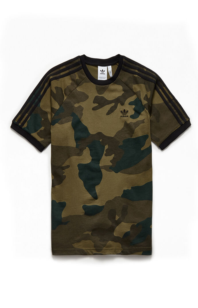 adidas Camo Cali T-Shirt | PacSun