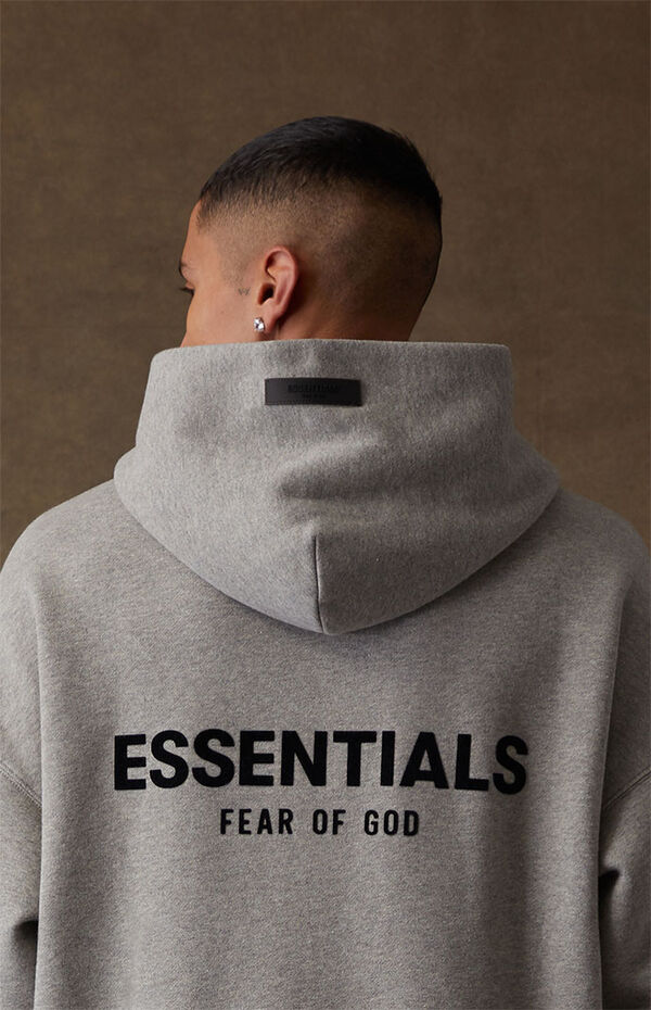 Buy Fear of God Essentials Hoodie 'Dark Oatmeal' - 192BT212113F