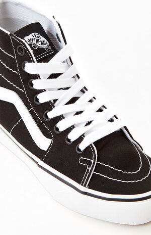 Vans Black & White Sk8-Hi Tapered High Top Sneakers | PacSun