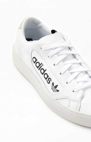 adidas Women's White Sleek Sneakers | PacSun