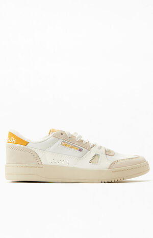 Reebok White & Yellow LT Court Shoes | PacSun