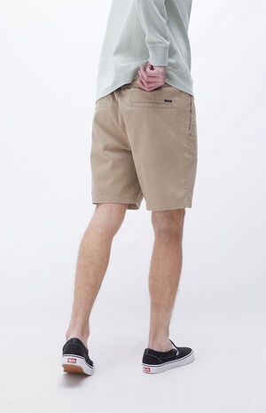 PacSun Twill Khaki Drawstring Shorts | PacSun