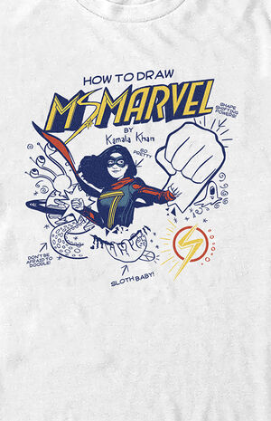How To Draw Ms. Marvel T-Shirt | PacSun