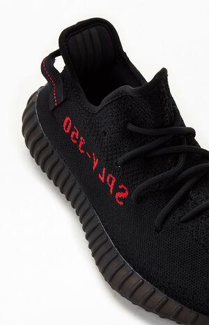 adidas Black & Red Yeezy Boost 350 V2 Shoes | PacSun