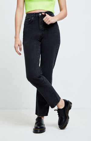 Ragged Jeans Charcoal Butt Ripped Jeans | PacSun