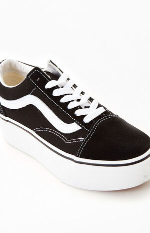 Vans Black Old Skool Platform Sneakers | PacSun