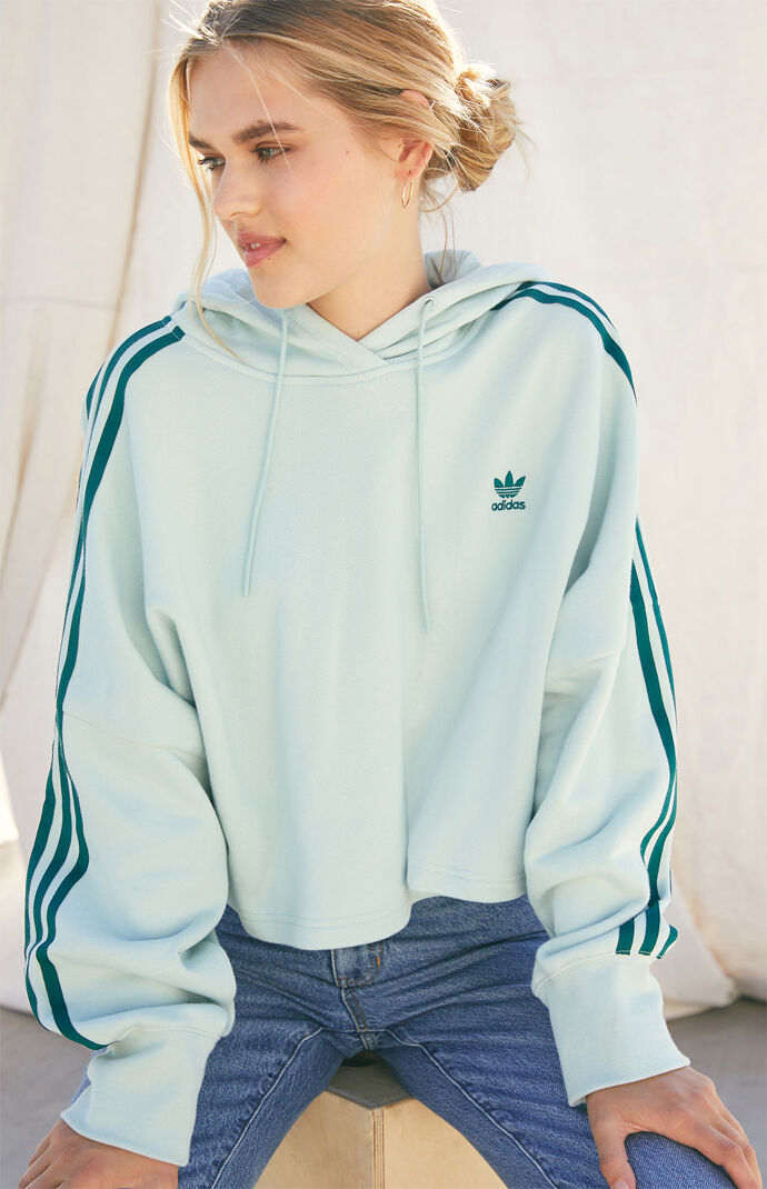 adidas Trefoil Cropped Hoodie | PacSun