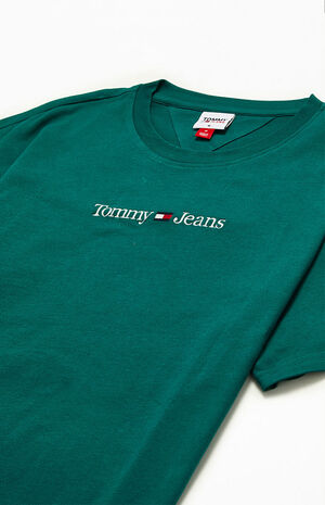 Tommy Jeans Organic Classic Linear Logo T-Shirt | PacSun