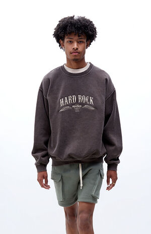 Hard Rock Cafe Madrid Embroidered Crew Neck Sweatshirt | PacSun