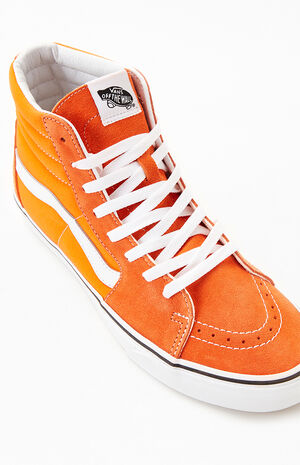 Vans Sk8-Hi Canvas Orange Shoes | PacSun