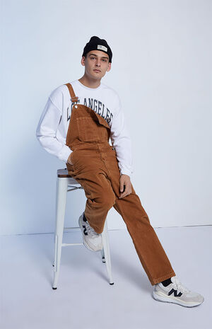 Levi's Brown Red Tab Overalls | PacSun