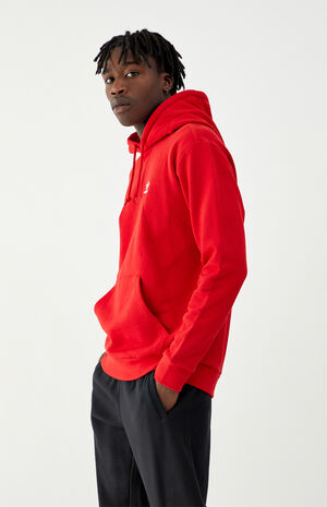 adidas Red Essential Hoodie | PacSun