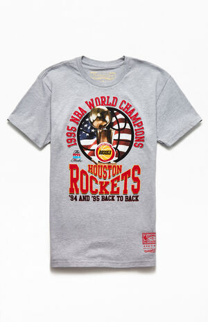 Mitchell & Ness Rockets Checker White T-Shirt