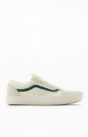 Vans Green & White ComfyCush Old Skool Shoes | PacSun