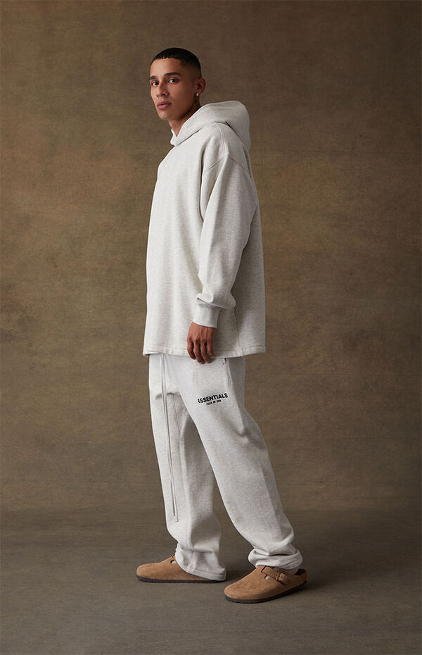 Fear of God Essentials Light Oatmeal Relaxed Sweatpants