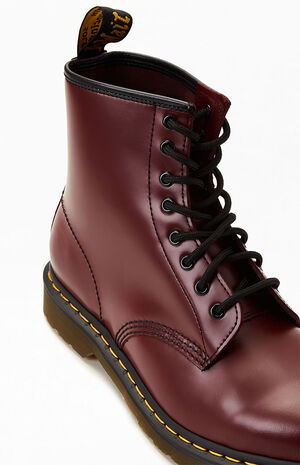 Dr Martens Cherry 1460 Smooth Leather Black Boots | PacSun