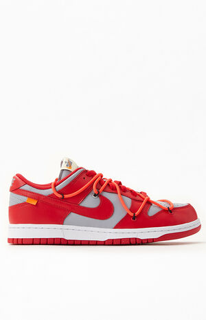 Nike x Off-White University Red Dunk Low Shoes | PacSun