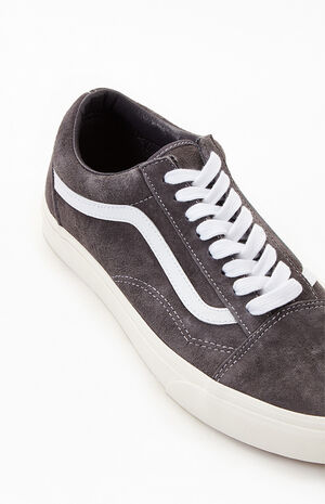 Vans Dark Gray UA Old Skool Pig Suede Shoes | PacSun