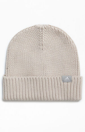 adidas Recycled Beige Fashioned Fold Beanie | PacSun