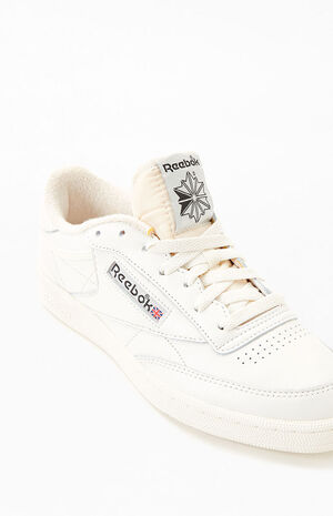 Reebok White & Black Club C 85 Vintage Shoes | PacSun