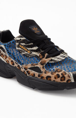 adidas Women's Leopard Falcon Sneakers | PacSun | PacSun