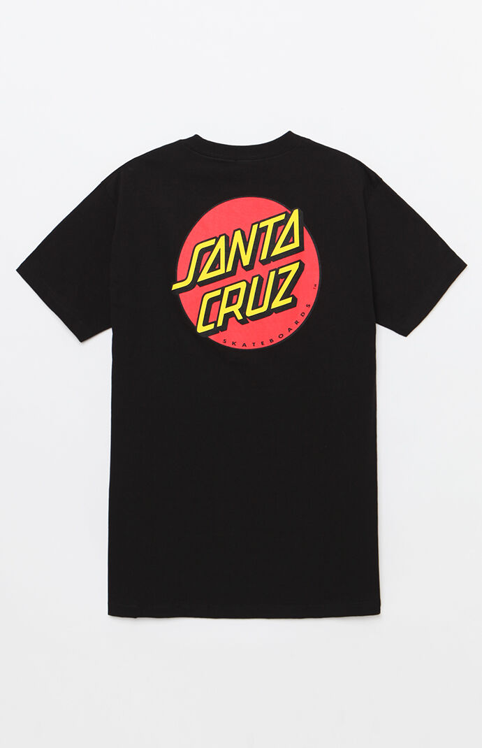 Santa Cruz Classic Dot T Shirt Pacsun Santa cruz classic dot longsleeve tee shirt white. santa cruz classic dot t shirt