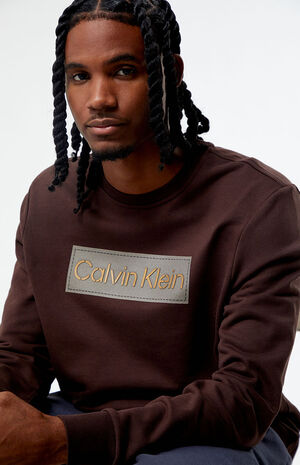 Calvin Klein Colorblock Logo Crew Neck Sweatshirt | PacSun